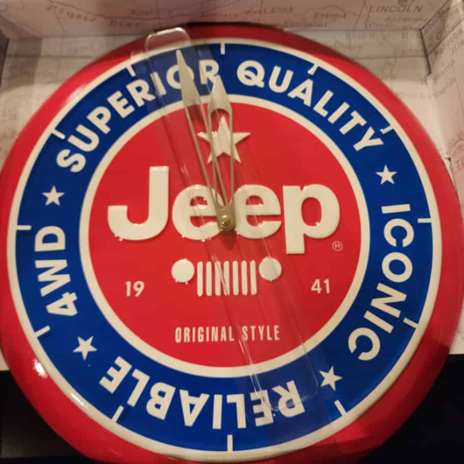 JEEP CLOCK Little River Canyon Jeep Outfitters